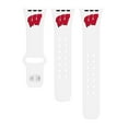 thumbnail image 4 of Badgers Silicone Watch Band for Apple Watch - (42/44/45/49mm(46mm Series 10) White) by Affinity Bands, 4 of 4