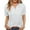 White, variant on Cute Summer Tops For Women Womens Tops Casual Short Sleeve Womens Blouses Dressy Casual Fall 2026 Deep V Neck T Shirts For Women Loose
