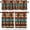 Aztec-6, variant on Aztec Kitchen Curtains Tiers and Valance Curtain Sets Southwestern Native Tribal Retro Decorative Cafe Curtains Set for Kitchen Living Room Bathroom 52x18 & 27x24x2, 3 Panel