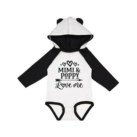

Inktastic Mimi and Poppy Love Me Gift Baby Boy or Baby Girl Long Sleeve Bodysuit