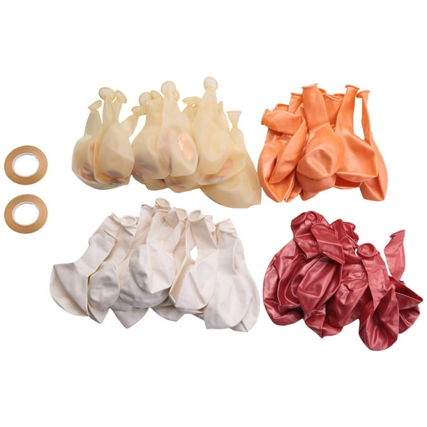 Gold Confetti Latex Peach Balloons, 50 Pack 12 Inch White Balloons for ...
