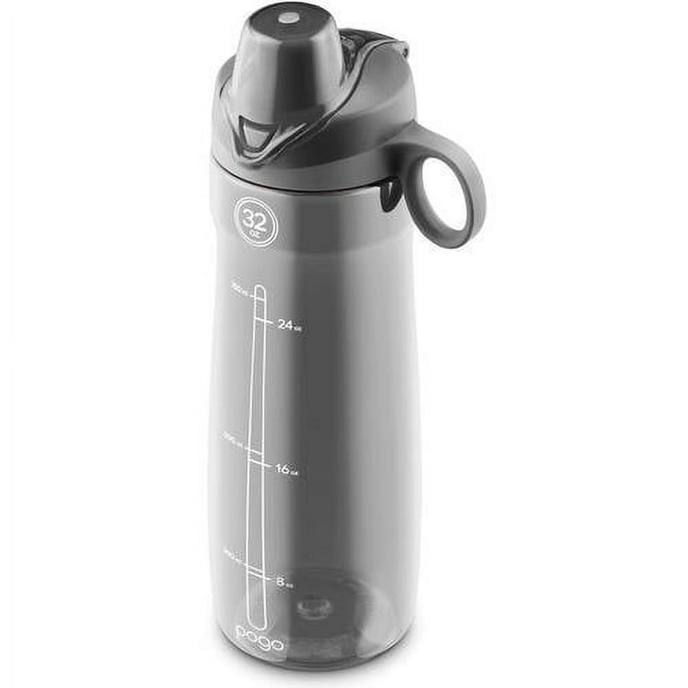 Pogo Active BPA-Free Tritan Plastic Leak-Proof Water Bottle with Soft Straw  32 oz Academy Navy