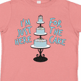 thumbnail image 4 of Inktastic I'm Just Here for the Cake Funny Wedding Boys or Girls Toddler T-Shirt, 4 of 5