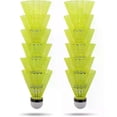 thumbnail image 2 of 3/6PCS Durable Shuttlecocks Yellow Nylon Shuttlecocks Badminton Shuttlecocks Indoor Outdoor Sports Badminton Training Balls, 2 of 5