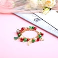 thumbnail image 4 of Pulsera de cascabel de Navidad JAMW colorido árbol de Navidad copos de nieve abalorios regalo joyería para mujeres niñas niños Sencillez, 4 of 5