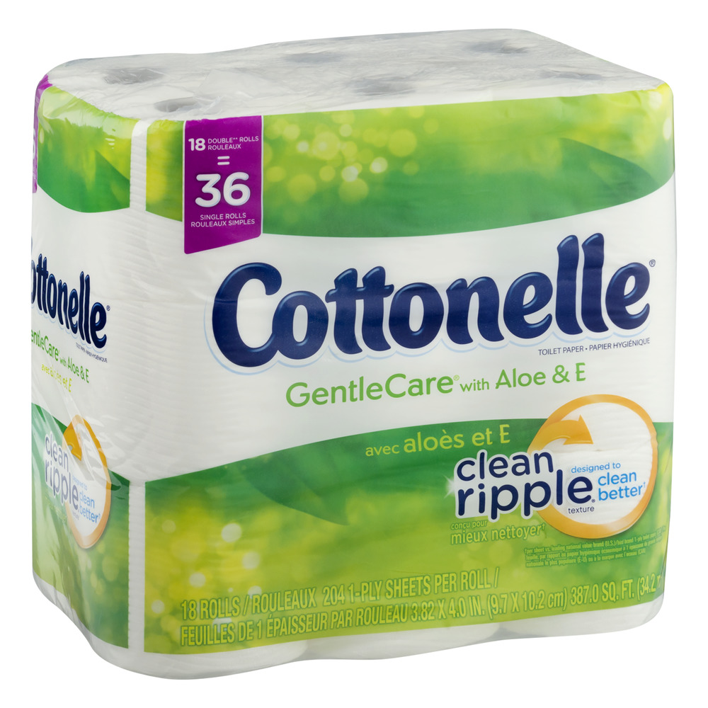 Cottonelle Gentle Care Toilet Paper, 18 Double Rolls - image 2 of 5