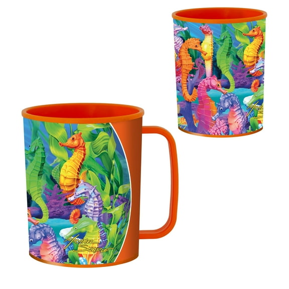 3D LiveLife Drinking Cup Hilarious Hippocampus Lenticular 10oz Kids Cup by Michael Searle