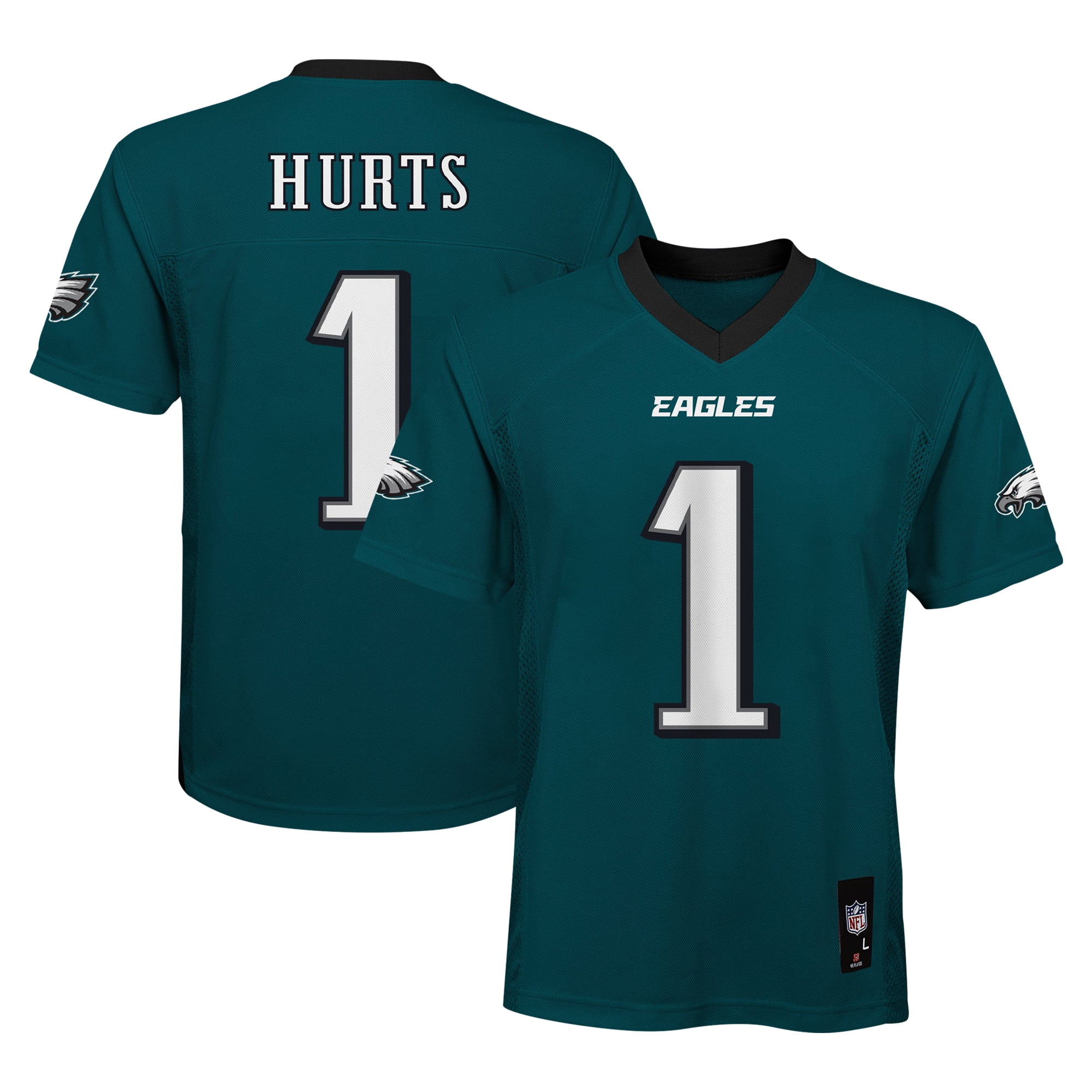 Preschool Jalen Hurts Midnight Green Philadelphia Eagles Replica Player Jersey