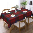 thumbnail image 2 of Rectangle Table Cloth, Old Scotsman Clan Donnachaidh Robertson Tartan Resistant Washable Tablecloth Decorative Table Cover for Dining, Indoor and Outdoor, 2 of 6