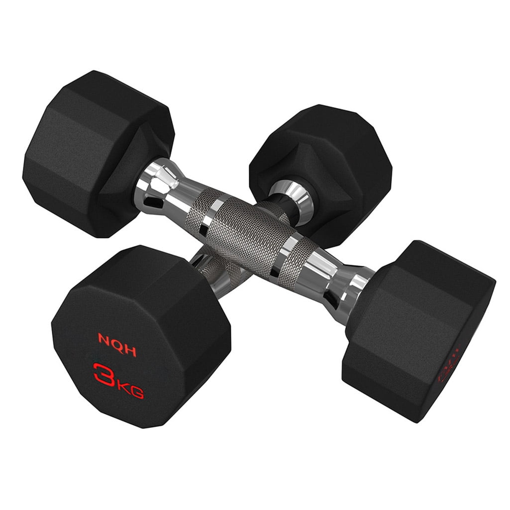 NQH Dumbbells,Steel Dumbbell Set - Non-Slip for Men & Women, Home Gym