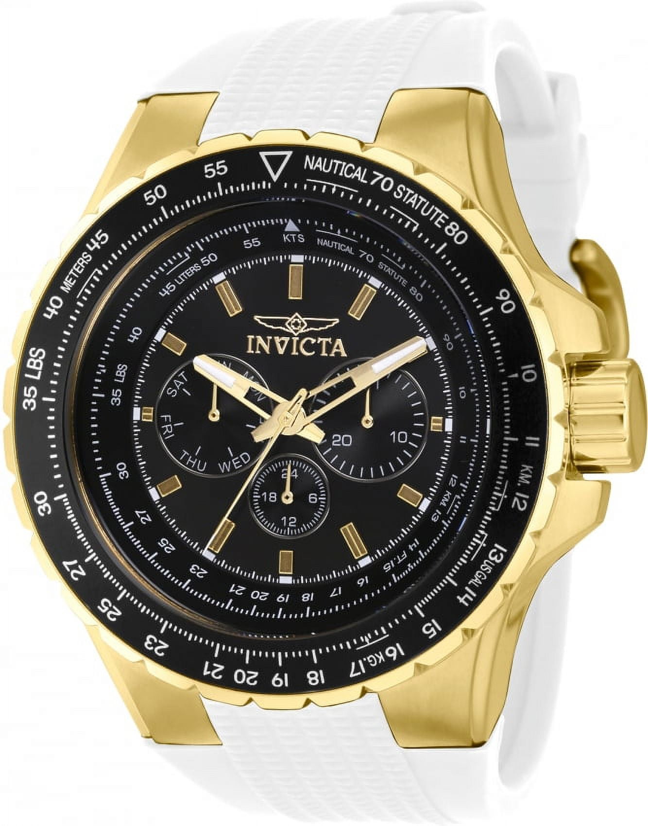 Invicta Aviator GMT Quartz Black Dial Men's Watch 39312