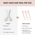 thumbnail image 4 of 3pcs Hair Tie Cutter, Easy To Use, Pain Free, No Hair Damage, Ponytail Cutter Tool for Kids & Toddlers, Elastic Ties Remover, Pink, 4 of 6