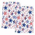 thumbnail image 2 of Independence Day Kitchen Towels Set of 2, Red Blue Stars 250 Years Anniversary Absorbent Dish Towels for Kitchen, Microfiber Hand Towel, Quick Drying Tea Towel for Cleaning Decorative Dishcloths, 2 of 7