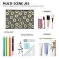 thumbnail image 5 of Fotbe Sunflowers Reusable Cosmetic Bag Makeup Bag for Women Large Travel Cosmetic Pouch Girls' Make Up Organizer, 5 of 8