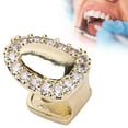 thumbnail image 4 of Single Tooth, Hip Hop Teeth Bling Teeth Accessory Decoration for Teeth Rapper Costume Cosplay Single Tooth, 4 of 7