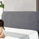 thumbnail image 5 of Funda elástica para cabecera de cama, funda para respaldo de cama, funda suave y lavable. Gris, 5 of 8