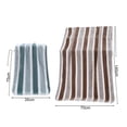 thumbnail image 2 of Soft Microfiber Face Washcloths Striped Print Multi Colors Cleaning Towel Set Quick-drying Microfiber Face Towels Makeup Remover Cloth More, 2 of 6