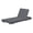 Dark Gray, variant on Christopher Knight Home Acacia Wood Outdoor Chaise Lounge, 6-Position Reclining Sun Lounger, White