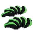 thumbnail image 1 of DYNWAVECA 10x Waterproof Golf Iron Headcovers Set, Golf Club Head Cover Protection, Viewable Window, Fits All Brands, Golf Accessories , Green, 1 of 9