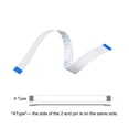 thumbnail image 4 of Uxcell 11.81'' 30 Pins FFC FPC Flat Flexible Cable (A Type) for LCD Laptop Plastic White  5pcs, 4 of 5
