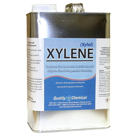 Xylene (Xylol)General Purpose Solvent,Thinner & Cleaner - 1 gallon (128 (Best Solvent For Wax)