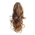 thumbnail image 1 of Long Hair Bun Wig PonyTail High Temperature Silk Fiber Clip 17 Inch, 1 of 2