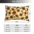 thumbnail image 2 of Kdxio Cotton Pillow Cases 20"x30" Pillowcases,Soft and Breathable Bedroom Pillow Cases-Autumn Sunflowers-No Pillow Core, 2 of 5