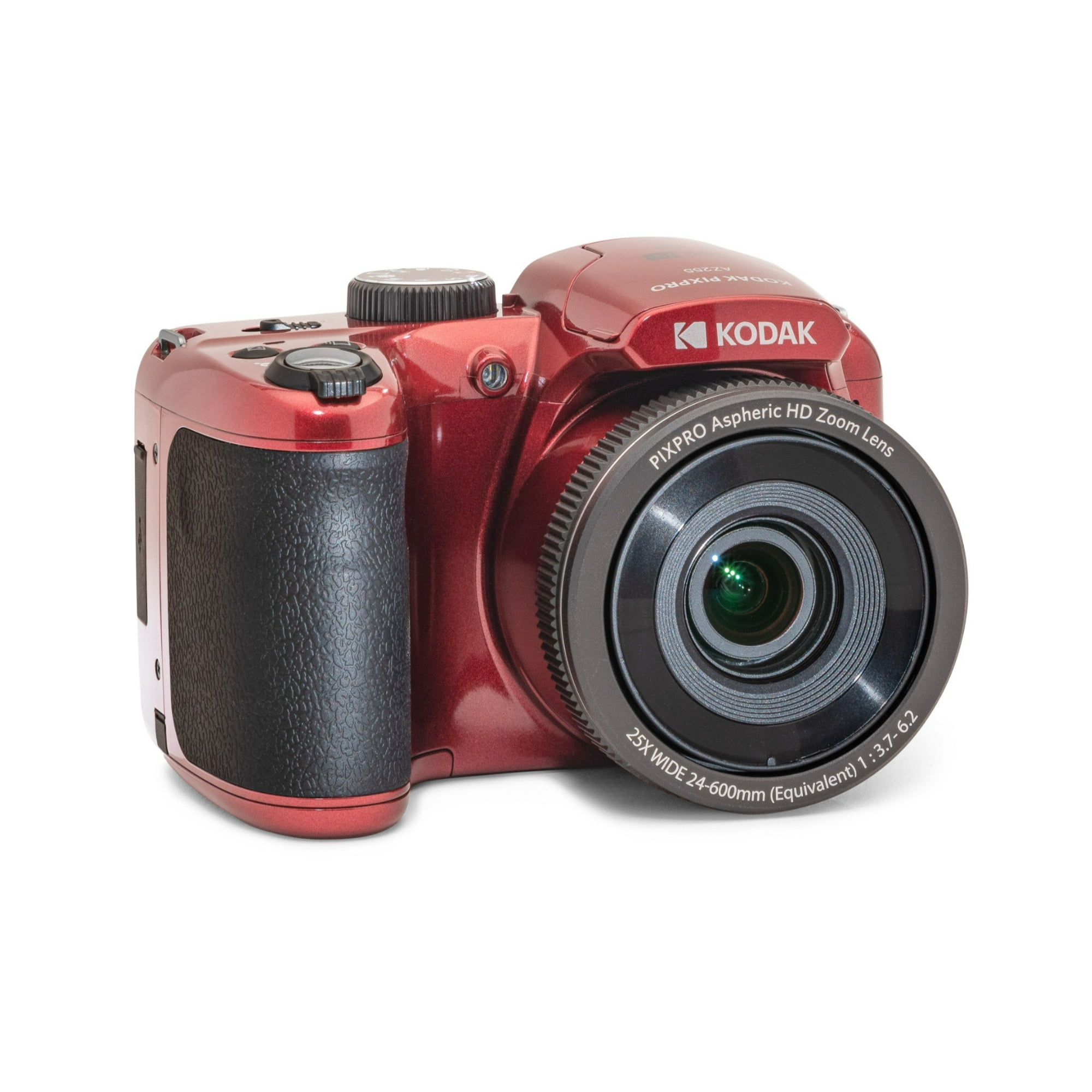Kodak PIXPRO AZ252 Astro Zoom 16MP Digital Camera (Red) w/ 16GB SD Card Bundle