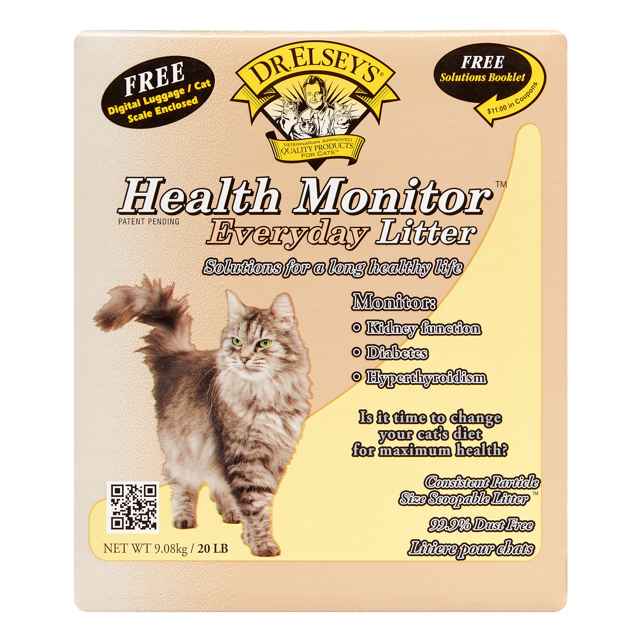Dr Elsey's Health Monitor Everyday Cat Litter, 20 Lb.