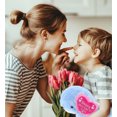 thumbnail image 5 of DolliBu Happy Mother's Day Super Soft Plush Blue Whale - Cute Stuffed Animal Present With Pink Heart Message for Best Mommy, Grandma, Wife, Daughter - Cute Sea Life Plush Toy Gift - 7" Inch, 5 of 6