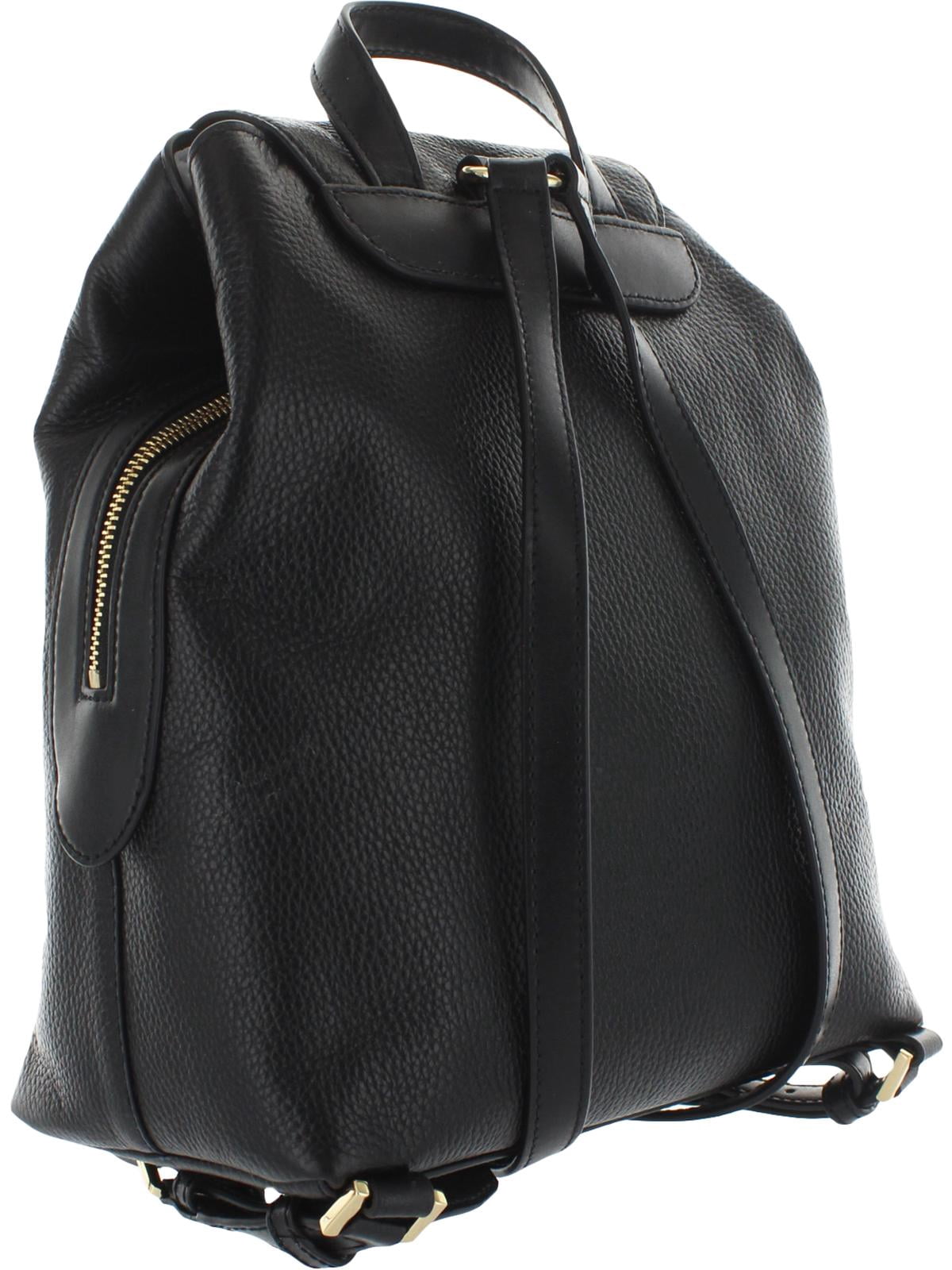 Michael Kors Raven Medium Backpack One Size (Black Michael Kors Raven Medium Plum Leather Backpack main image 2