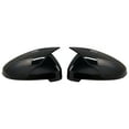 thumbnail image 4 of Carbon Fiber-For Audi A4 A5 B9 Side Mirror Caps (Black Look) 2017 2018 2019 2020 2021 2022 S4 S5 RS5 allroad Quattro replace Covers ABT style, 4 of 7