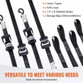 thumbnail image 4 of Ratchet Tie Down Straps 4PK - 5208 lb Break Strength - 1.6"x8ft Heavy Duty Cargo Straps with Padded Handles - for Motorcycle, Appliances, Lawn Equipment, 4 of 7
