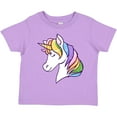 thumbnail image 3 of Inktastic Cute Rainbow Unicorn Boys or Girls Toddler T-Shirt, 3 of 5