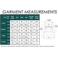 thumbnail image 5 of Women's Plus Size Tunic Dresses V Neck Bishop Long Sleeve Smocked Casual Loose Shift Swing Dress, Dark Green, XX-Large, 5 of 5