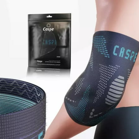 Caspe 2 Pack Elbow Brace for Tendonitis, Tennis Elbow Compression Support Sleeve for Golfers Elbow Pain Relief, Arthritis, Bursitis, Workout, Weightlifting…… (Gray, Large)