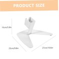 thumbnail image 4 of Homoyoyo Digital Wind Instrument Stand with Iron Construction and Stable Pad White for Decor Display, 4 of 8