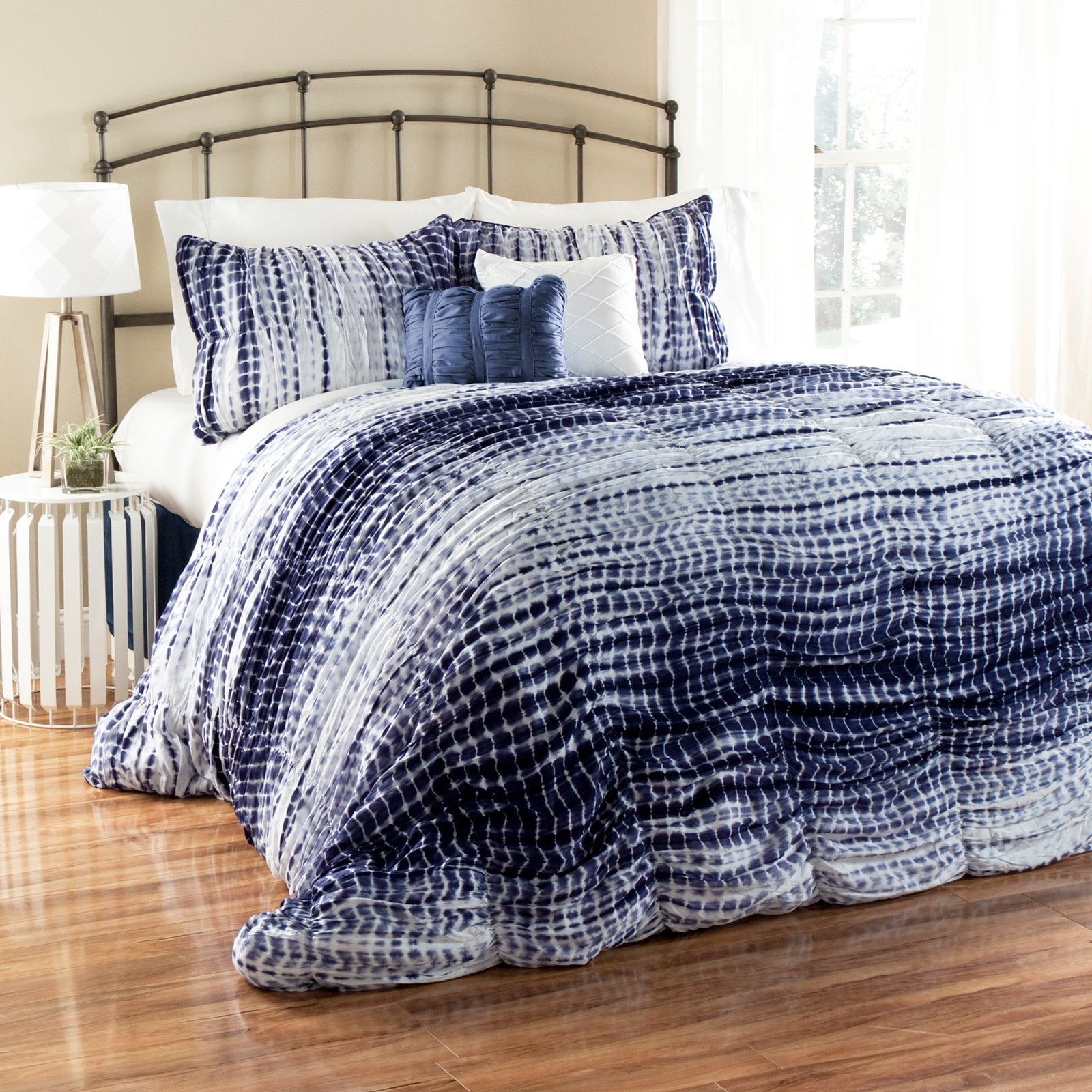 Pebble Creek Tie Dye Comforters 5 Piece Bedding Comforter Set