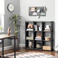 thumbnail image 2 of SONGMICS 9-Cube DIY Storage Shelves, Closet Organizer Rack, Non-Woven Fabric Cabinet, Black, 2 of 6