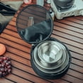 thumbnail image 4 of TIMIFIS Contenant de Rangement Vaisselle de Camping Extérieure Bol de Souper Sac de Rangement, Sac Rond Vide pour Camping en Auto Maison Barbecue Camping et Randonnée, 4 of 5