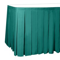 Ultimate Textile Polyester Table Skirt - 42" Cocktail Bar Height