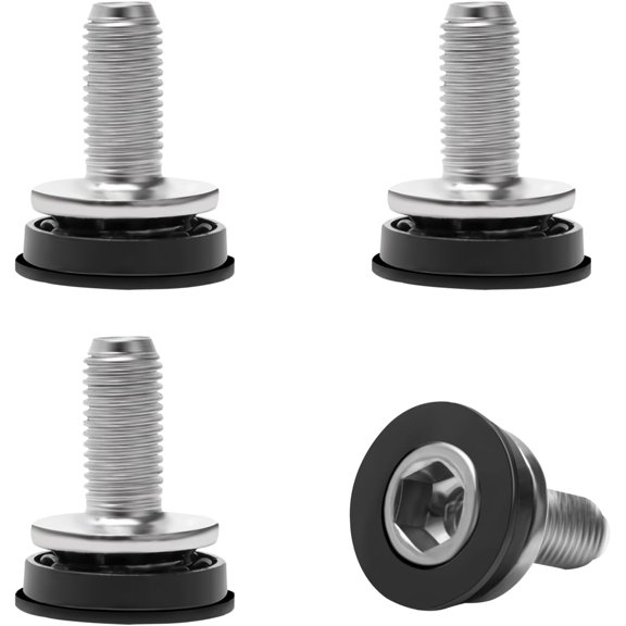 Bike Hex Crank Arm Fixing Bolts, Crank Arm Bolt 8mm, Bike Crank Bolts, Bicycle Crank Screw, Bike Crankset Bolt, Bicycle Bottom Bracket Axle Bolts for Bicycle Square Hole M8