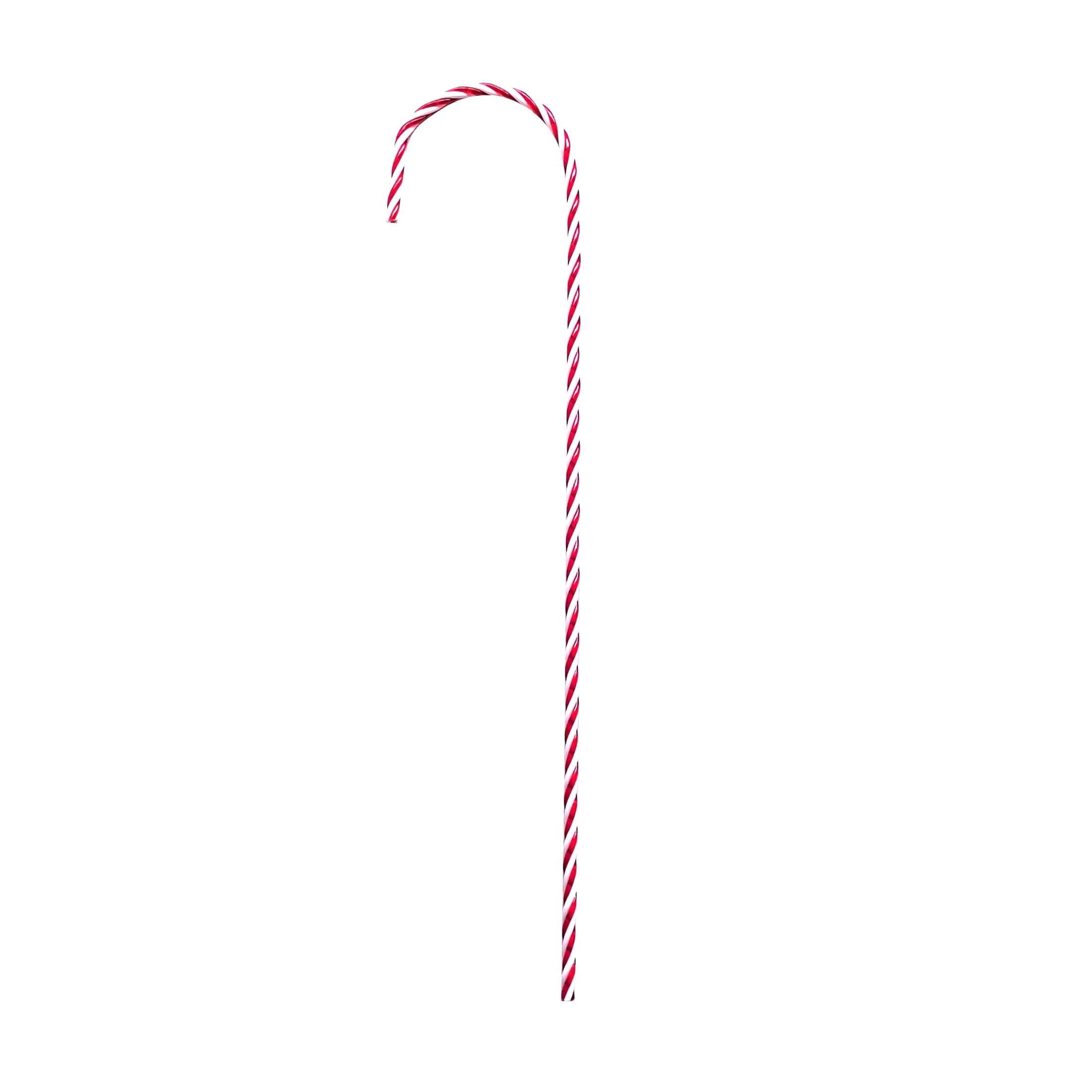 Holiday Time Twisty Candy Cane Christmas Yard Stake, Red and White, 25"