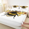 thumbnail image 3 of Castle Fairy Boys Girls Animal Honeybee Full Size Sheets 4-Piece,Chic Floral Flowers Breathable Bed Sheets,Spring Garden Lightweight Sheet Sets,Luxury Bedroom Decor, 3 of 7