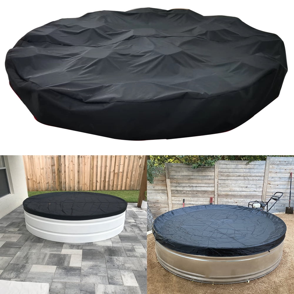 JLSJ 8 Ft Round Pool Cover, Solar Covers for Above Ground Pools