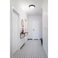 thumbnail image 2 of Millennium Lighting  Metal 1 Light  Flushmount Ceiling Light Matte Black Matte N/A, 2 of 3