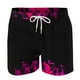 thumbnail image 4 of Puntoco Pantalones Cortos Con Estampado Hawaiano Para Hombre, Pantalones Cortos Con Bolsillo Y Cordón, Color M, 4 of 5