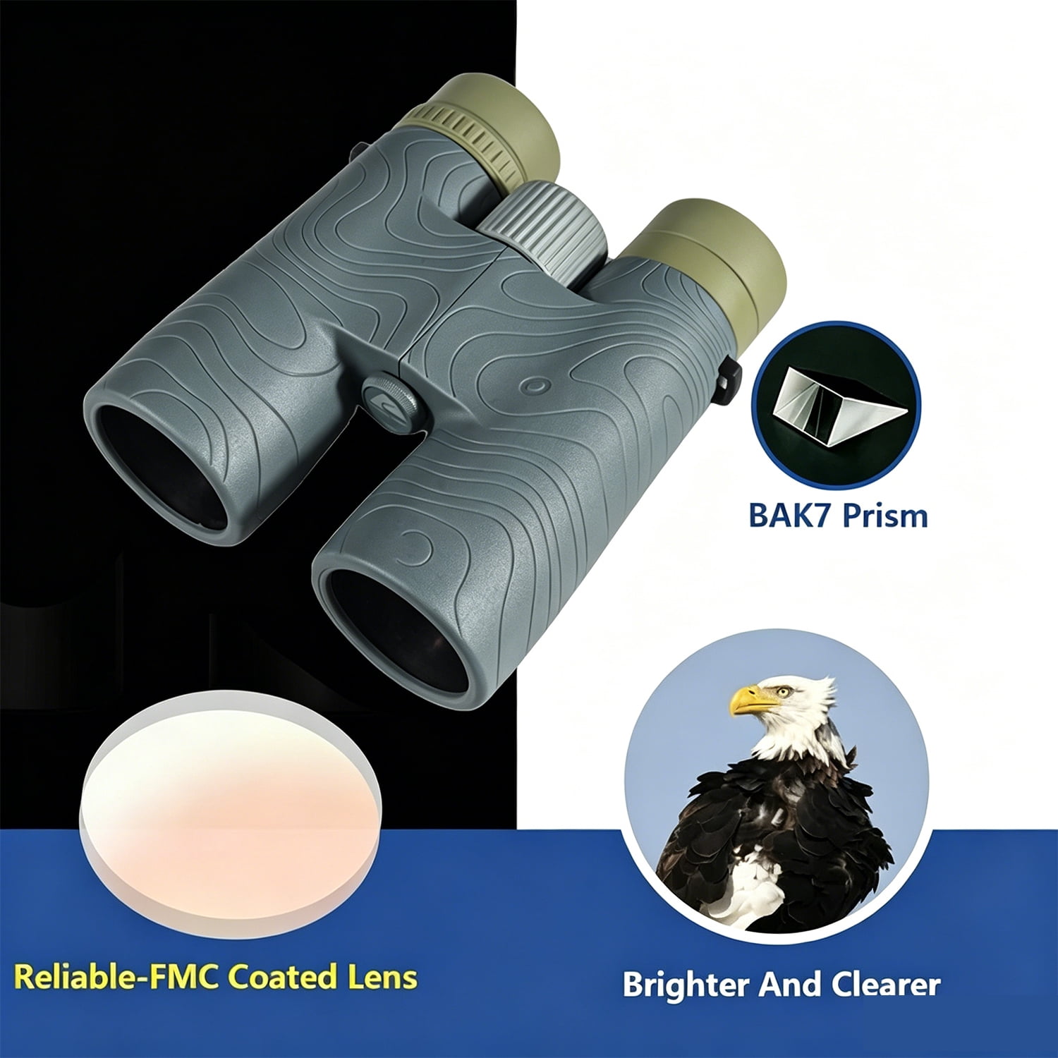 Ozark Trail 8x42 Forest Fantasy Binoculars With BAK7 Prism Fully Coated