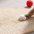 thumbnail image 4 of Sisal Scratching Mat for Indoor Cats Heavy Duty Sofa and Wall Mount Claw Scratcher Pad, Furniture Guard for Apartment Living, Space Saving Pet Toy, 4 of 6