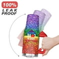 thumbnail image 6 of Rainbow Gradient Heart 40 Oz Tumbler with Handle Lid and Straw, Stainless Steel Double Walled Vacuum Insulated Cup, Cute Anniversary Wedding Birthday Gifts Tumbler for Women Men Friends Outdoor Indoor, 6 of 7